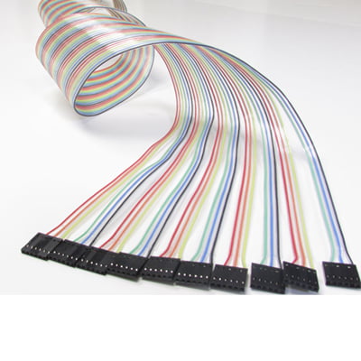 Custom-Rainbow Ribbon Cable